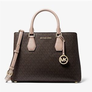 Michael Kors Large Camille Leather Satchel